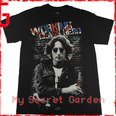 John Lennon - Working Class Hero Official T Shirt ( Men S ) ***READY TO SHIP from Hong Kong***